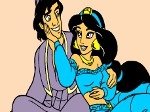 Gioca gratis a Aladdin da colorare