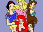 Gioco Colorare le Principesse Disney